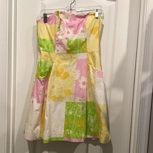 Lily P GORGEOUS strapless dress